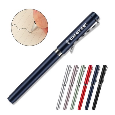 Ergonomic Business Gel Pen with Metal U-Clip