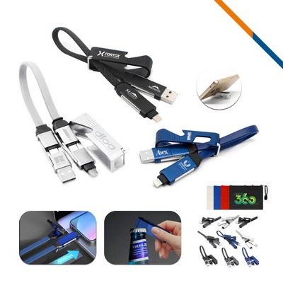 PopCharge 4in1 Bottle Opener Fast Charging Cable
