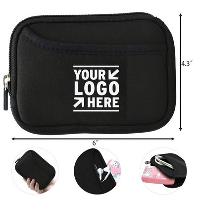 Waterproof Shockproof Neoprene Pouch for Tech Gadgets