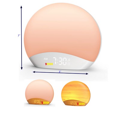 Sleep Sounds Machine Alarm Clock with Night Light