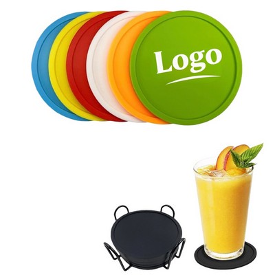 4" FDA Food Grade Silicone Coaster