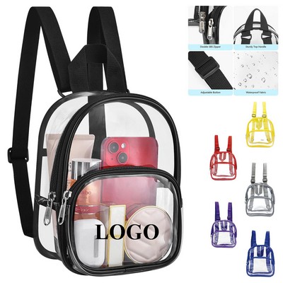 Clear PVC Stadium Backpack