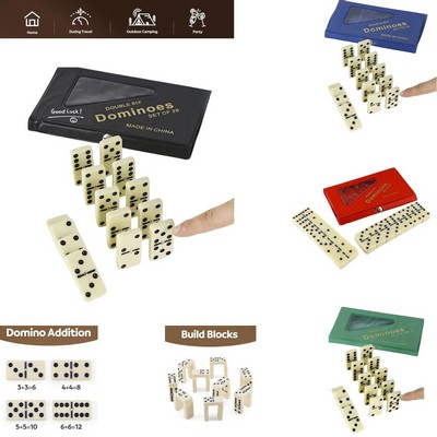 Double Six Ivory Domino Tiles Set