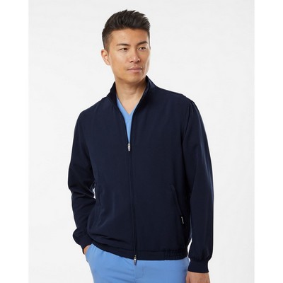 Jaanuu Men's Wolfe Everyday Full-Zip 6-Pocket Scrub Jacket - M60001