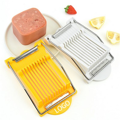 Versatile Stainless Steel 10-Line Luncheon Meat Slicer