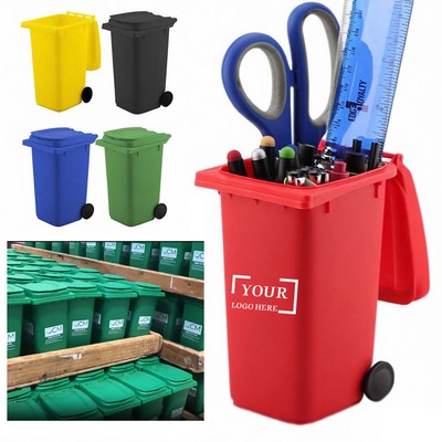 Mini Garbage Trash Pen Holder
