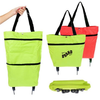 Folding Wheeled Grocery Cart