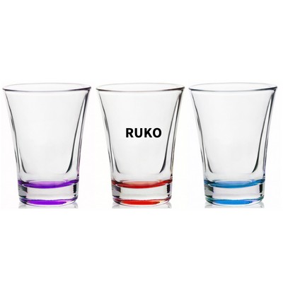 1.75 oz. Topf Frosted Shot Glass with Elegant Design