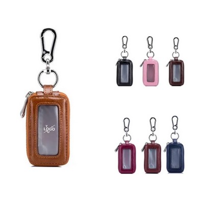 Twin Zip Keychain Wallet