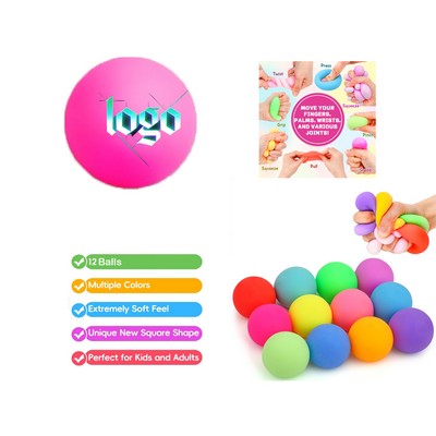Colorful Flour Stress Relief Ball