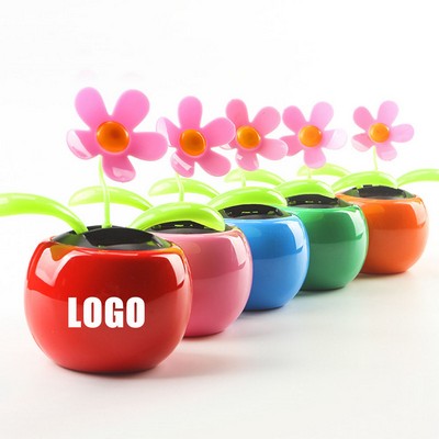 Solar Powered Moving Flower Toy