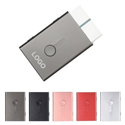 Professional Aluminum Pocket Card Holder