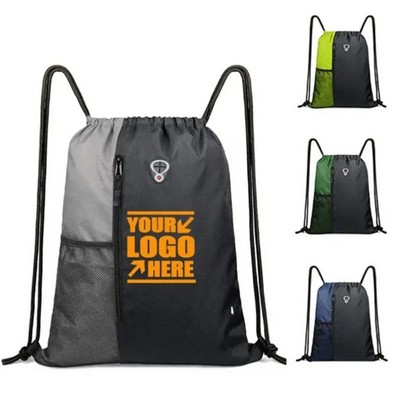 Drawstring Backpack Sports Gym Bag
