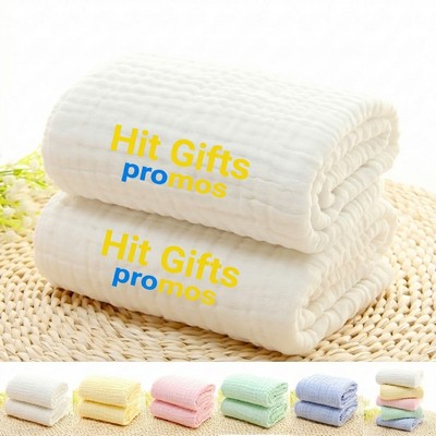 6-Layer Gauze Baby Bath Towel