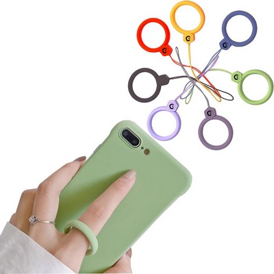 Finger Lanyard Silicone Phone Strap