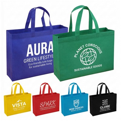 20.5 x 15" Non-Woven Shopping Tote