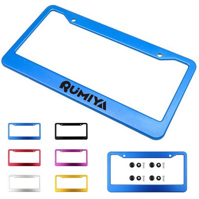 Aluminium License Plate Frame Cover