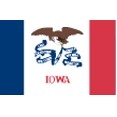 4'x6' Iowa State Nylon Outdoor Flag - Style B