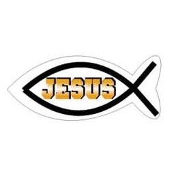 Jesus Fish Mighty Mini Magnet