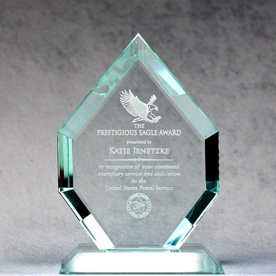 Liberty Diamond Jade Award - 9"