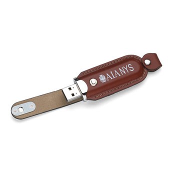 Rugged USB Flash Drive w/Key Chain (8 GB)
