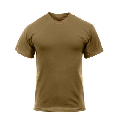 100% Cotton Brown Military T-Shirt (S to XL)