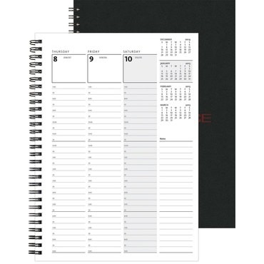 Weekly Organizer™ w/Leather Front & Chip Back (7"x10")