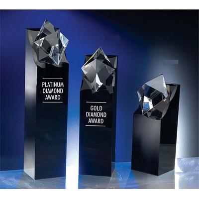 Diamond in the Rough Optic Crystal Award (2-3/8"x 9")