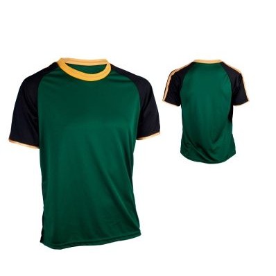 Adult Cool Mesh Soccer Jersey Shirt w/ Contrasting Shoulder & Cuff Trim
