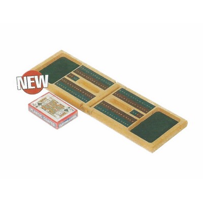 Cribbage Set with Engraved Plate