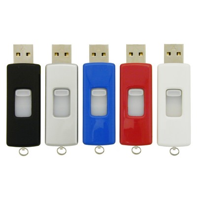 Retractable USB Flash Drive - 2GB