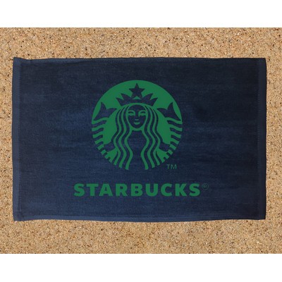 Navy Blue Velour Rally Towel (11"x17")
