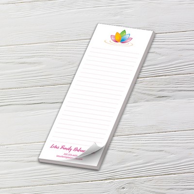 Full-Color Notepads - 50 Sheets (3" x 8")