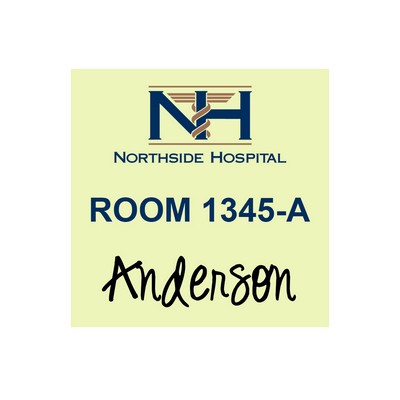 Removable Wall Decal (6"X6") With Dry Erase Lamination