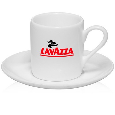 Verona Espresso cup and saucer set in fine porcelain 3.00 oz