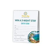 4.25" x 5½" Note Pad - White 70 lb. Text, 50 Sheets per Pad