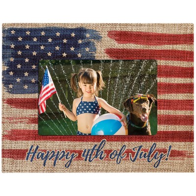 Burlap Photo Frame