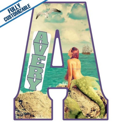 CW Alphabetically Yours - Name Letter Cut Magnet - Medium (8" x 10")