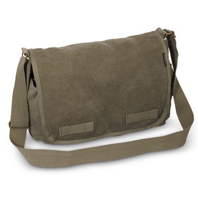 Everest® Large Canvas Messenger, Olive