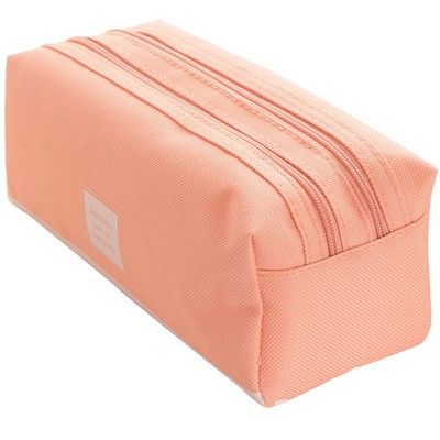 Portable Double Oxford Pencil Case