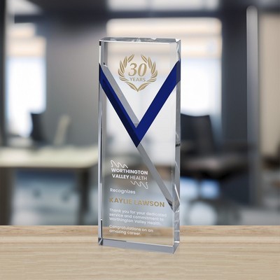 Celebrate Blue Award 8-1/4"