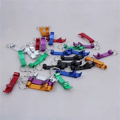 Aluminum Bottle Opener Key Ring