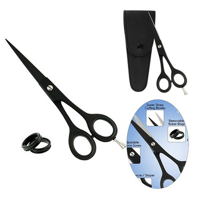 6.6" Hair Cutting Scissors with Free Leather Case
