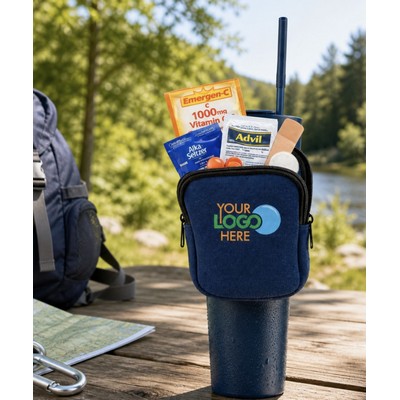 Bottle Pouch with Hangover Kit