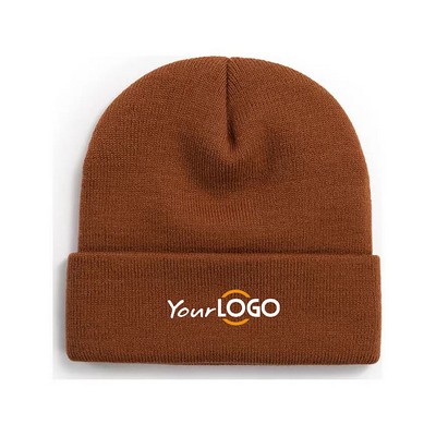 Knit Roll Cuff Beanie