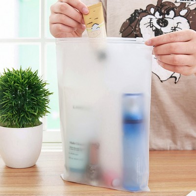11" Transparent Zipped PVC Buggy Bag