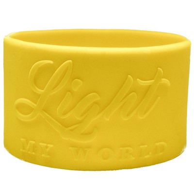 15" Embossed Wristbands