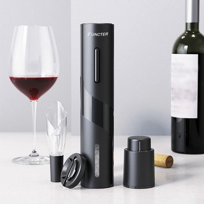 4" 1 Electric Wine Bottle Corkscrew Opener Set