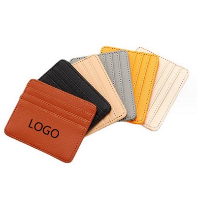 Rfid Pu Leather Card Case