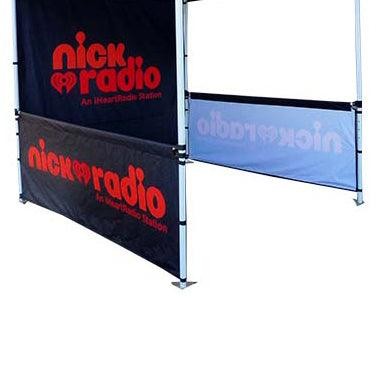 Custom Printed Side Half Wall for Tents